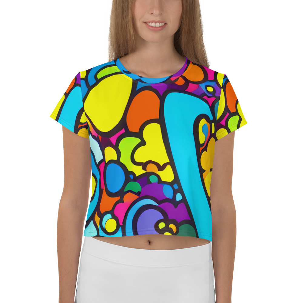 Women's Crop Tee - Pop Playland