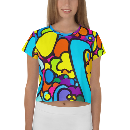 Women's Crop Tee - Pop Playland