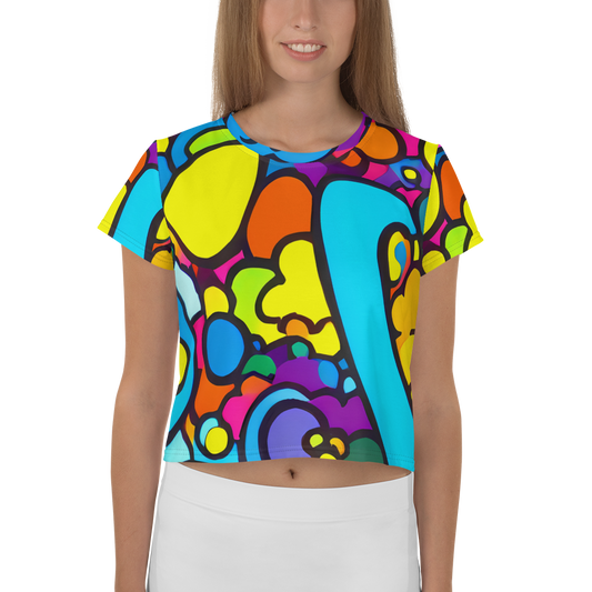 Women's Crop Tee - Pop Playland