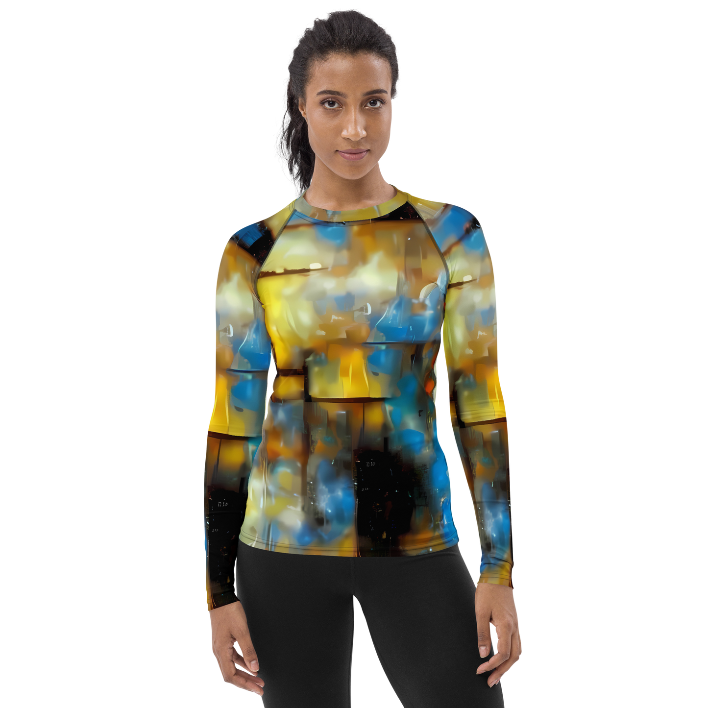 Women's Rash Guard - Kohn Cubism