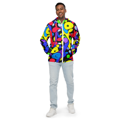 Men's Windbreaker - Miró's Mosaic