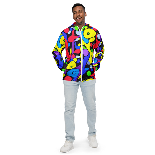 Men's Windbreaker - Miró's Mosaic