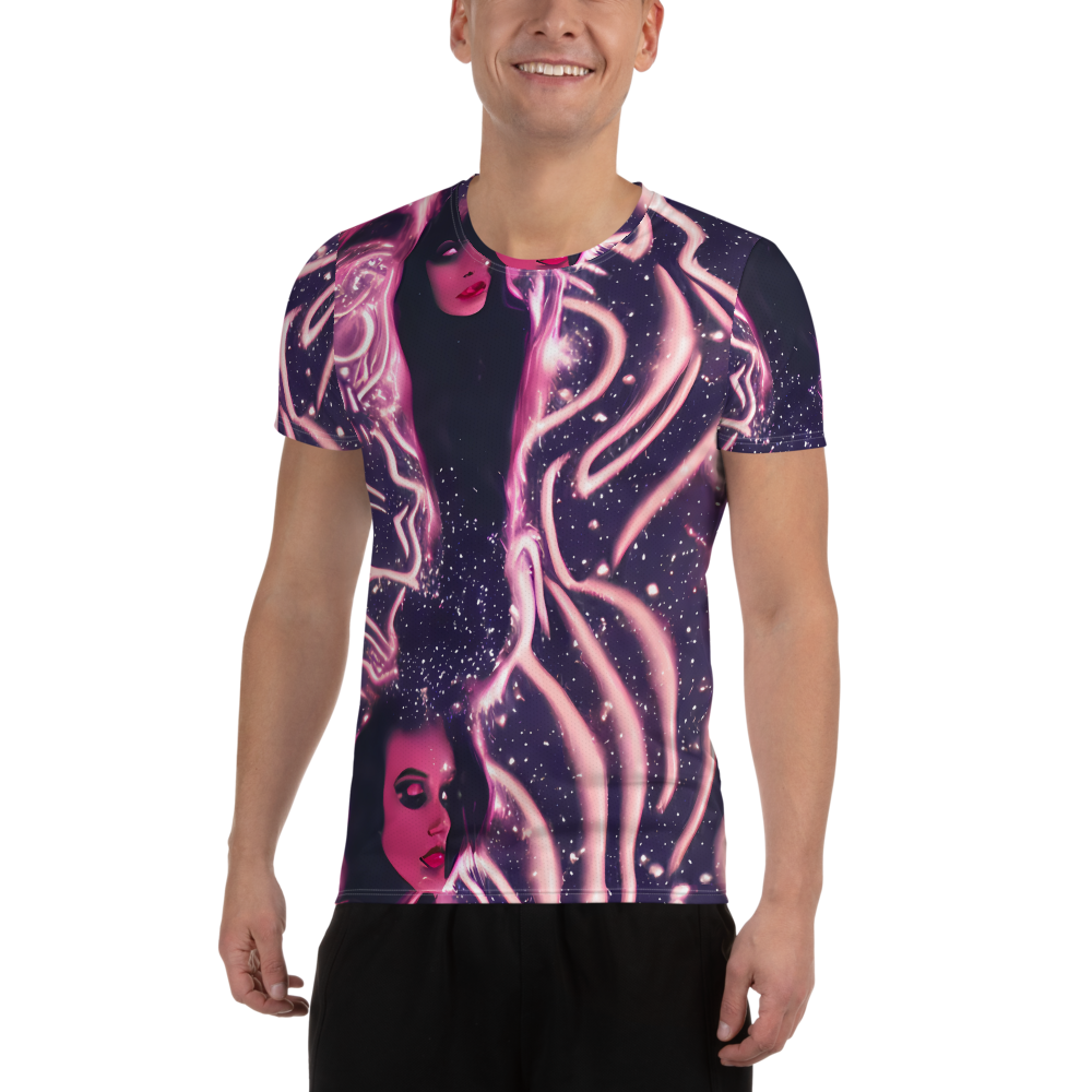 Men's Athletic T-Shirt - Stardust Siren