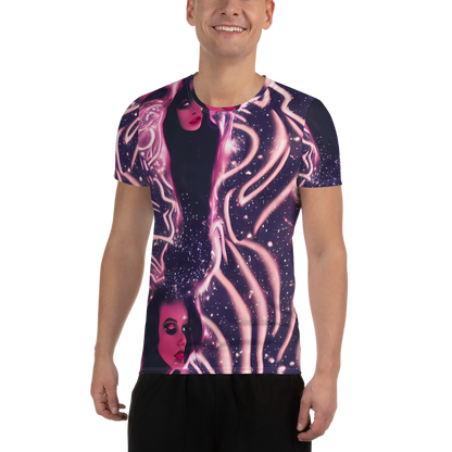 Men's Athletic T-Shirt - Stardust Siren