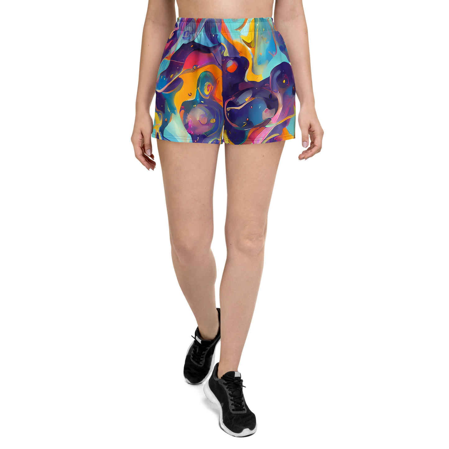 Women’s Athletic Shorts - Whimsical Fusion