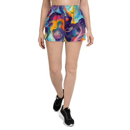 Women’s Athletic Shorts - Whimsical Fusion