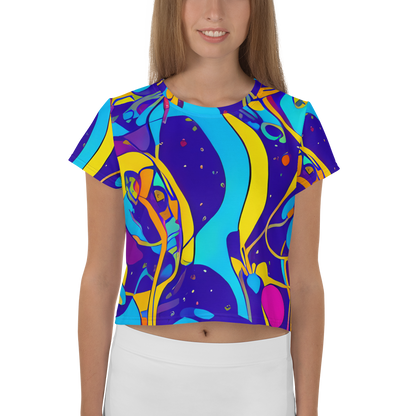 Women's Crop Tee - Spectral Tangle