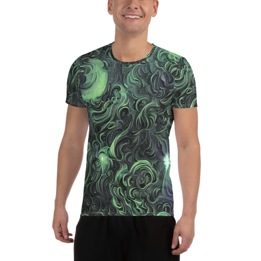 Men's Athletic T-Shirt - Savrasov Swirls