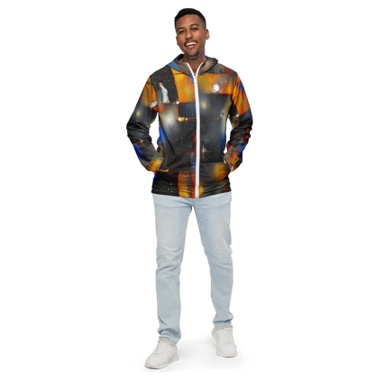 Men's Windbreaker - Monet's Matrix