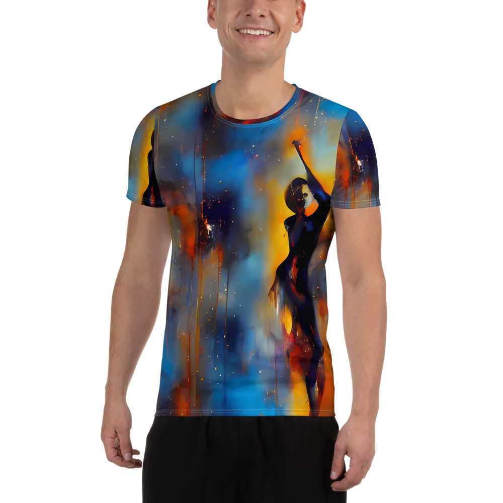 Men's Athletic T-Shirt - Cobalt Vogue