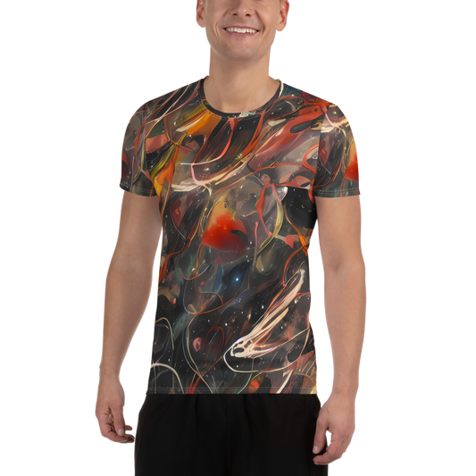 Men's Athletic T-Shirt - Temporal Vortex