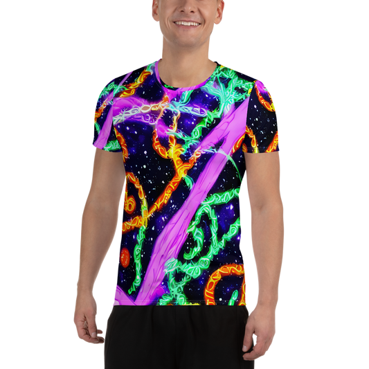 Men's Athletic T-Shirt - Enckell's Nebula