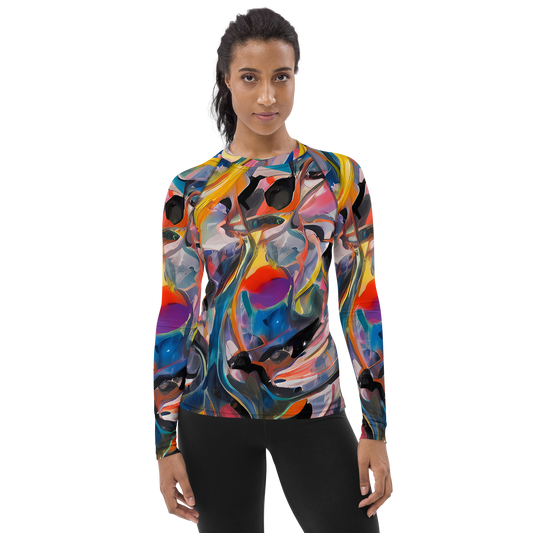 Women's Rash Guard - Brazen Rhapsody