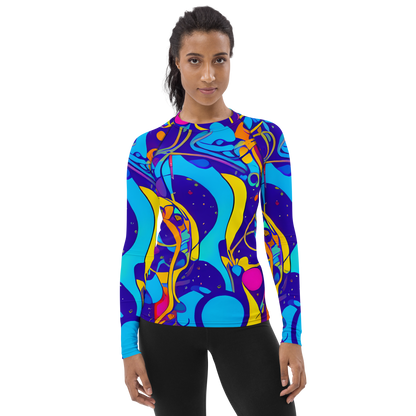 Women's Rash Guard - Spectral Tangle