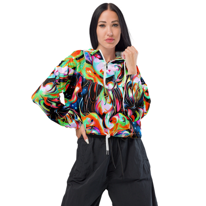 Women's Cropped Windbreaker - Viveros Vortex