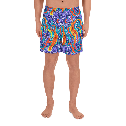 Men's Athletic Shorts - Galactic Waves