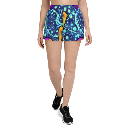 Women’s Athletic Shorts - Cosmic Siblings