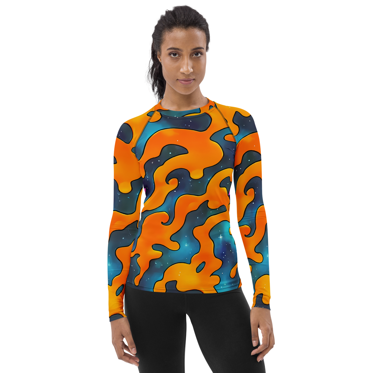 Women's Rash Guard - Criswell Cosmos