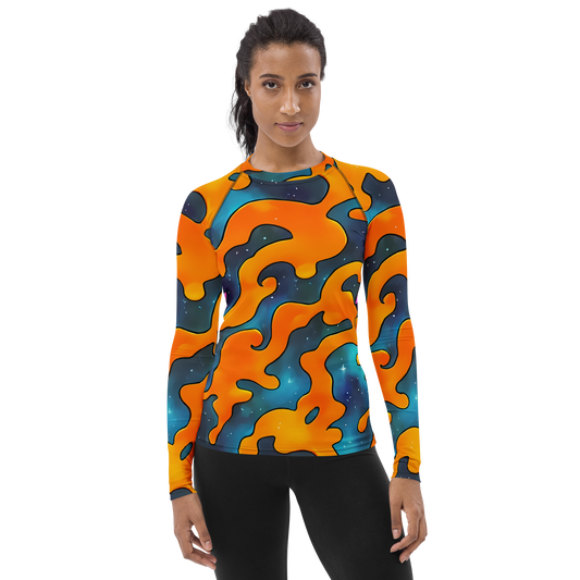 Women's Rash Guard - Criswell Cosmos