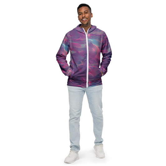 Men's Windbreaker - Dreamscape Swirl