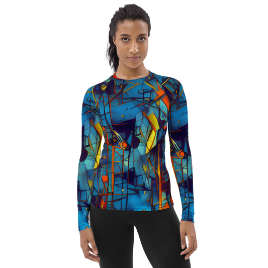 Women's Rash Guard - Abstract Eddy