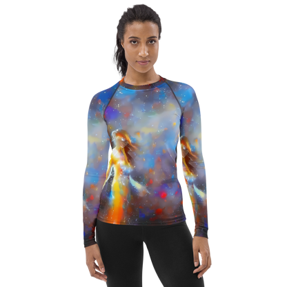 Women's Rash Guard - Impressionist Drift