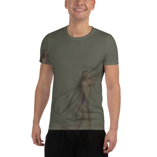 Men's Athletic T-Shirt - Valsecchi's Veil