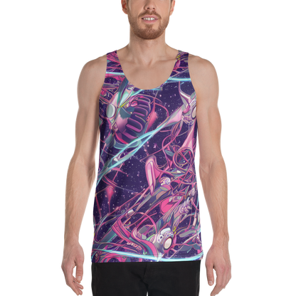 Men's Tank Top - Neo-Tokyo Twirl