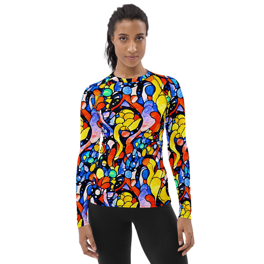 Women's Rash Guard - Supernova Symphony