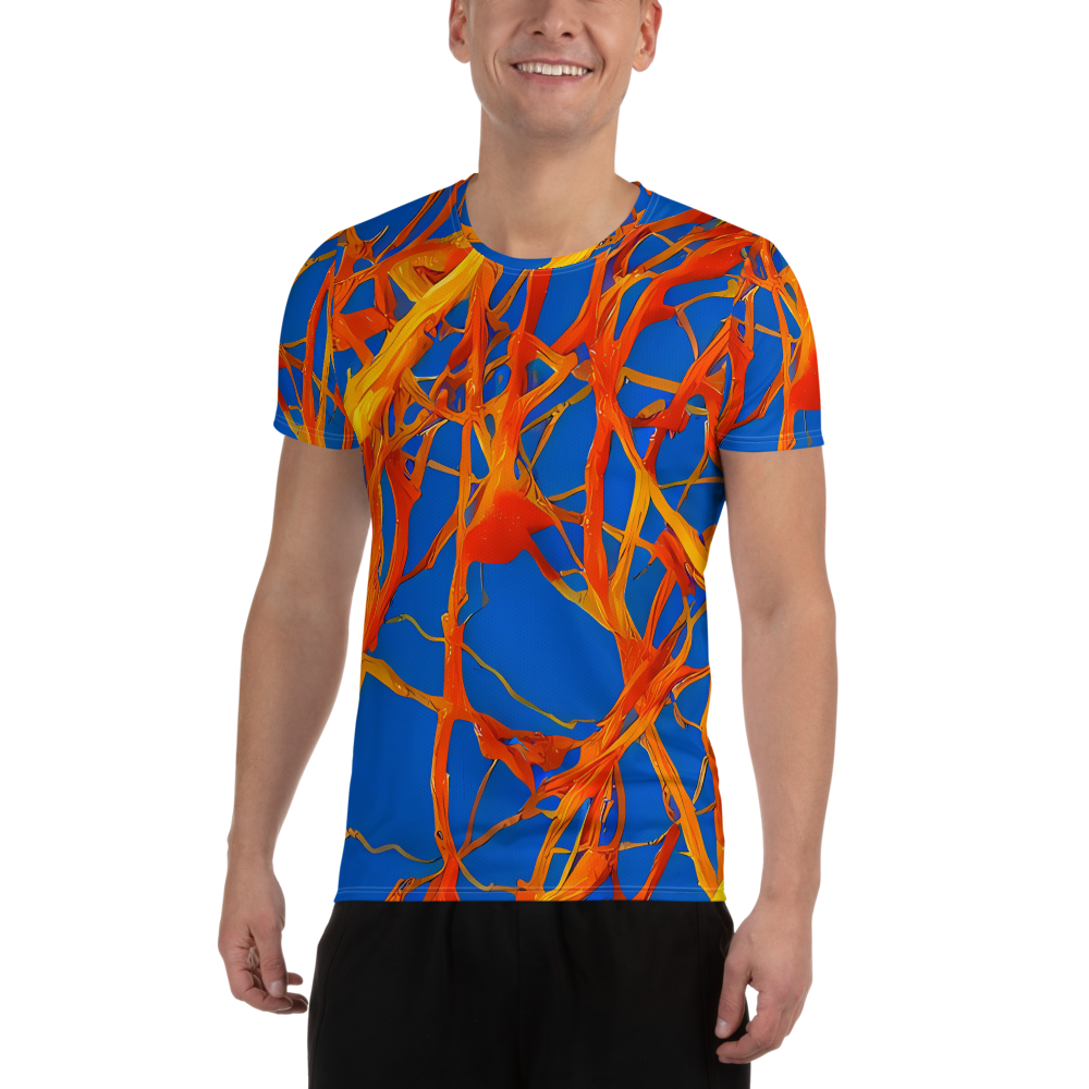 Men's Athletic T-Shirt - Vivid Plexus