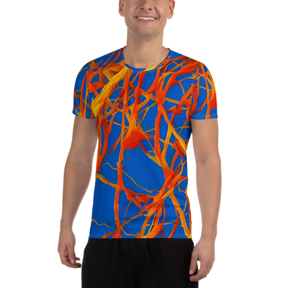 Men's Athletic T-Shirt - Vivid Plexus