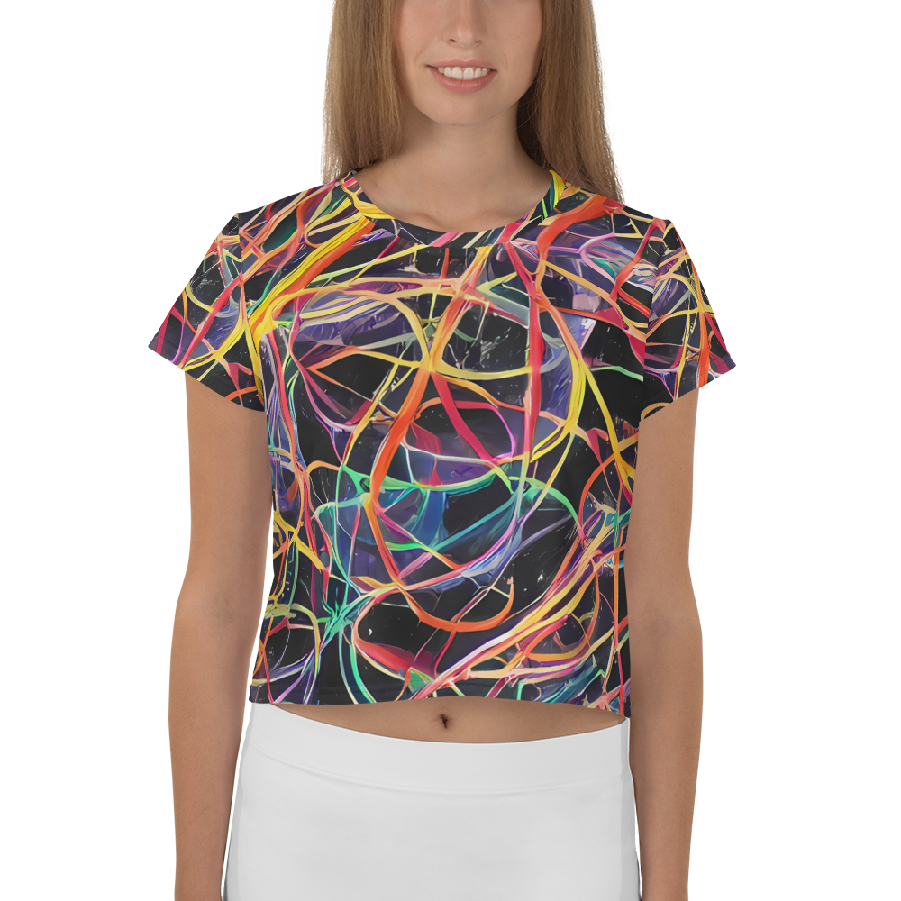 Women's Crop Tee - Acconci Twirl