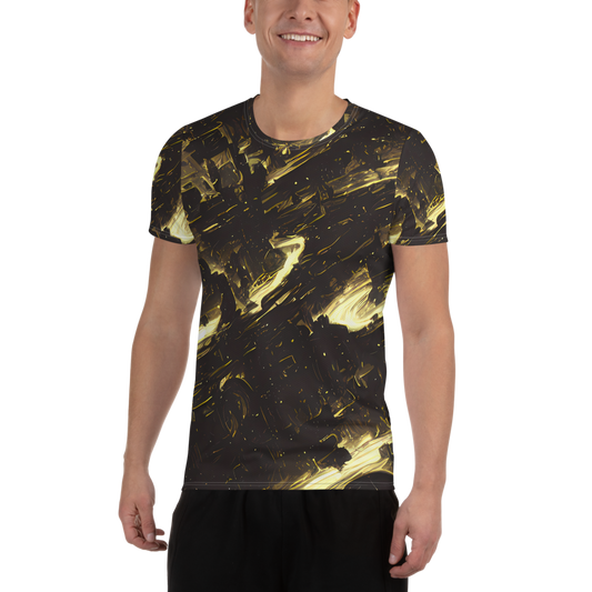 Men's Athletic T-Shirt - Oceanic Echo