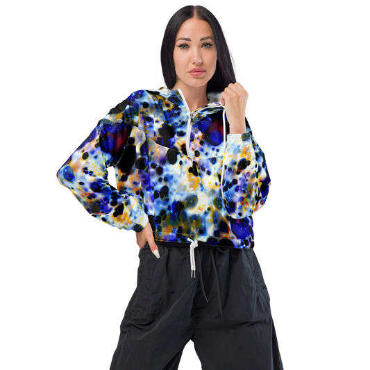 Women's Cropped Windbreaker - Tarbell Haze