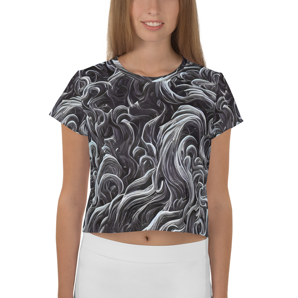 Women's Crop Tee - Savrasov Swirls