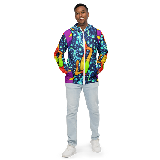 Men's Windbreaker - Cosmic Siblings