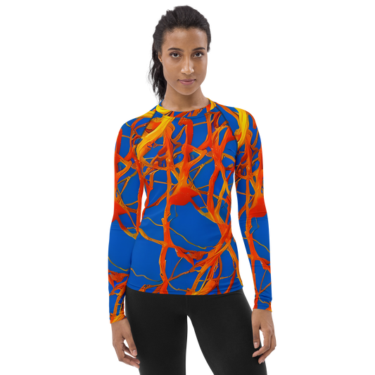 Women's Rash Guard - Vivid Plexus