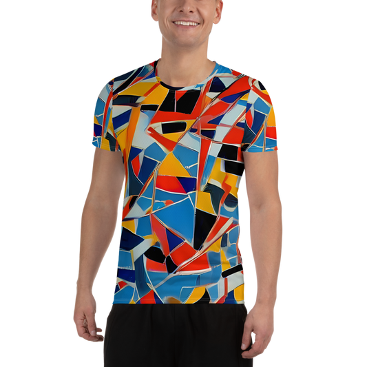 Men's Athletic T-Shirt - Abstract Mingle