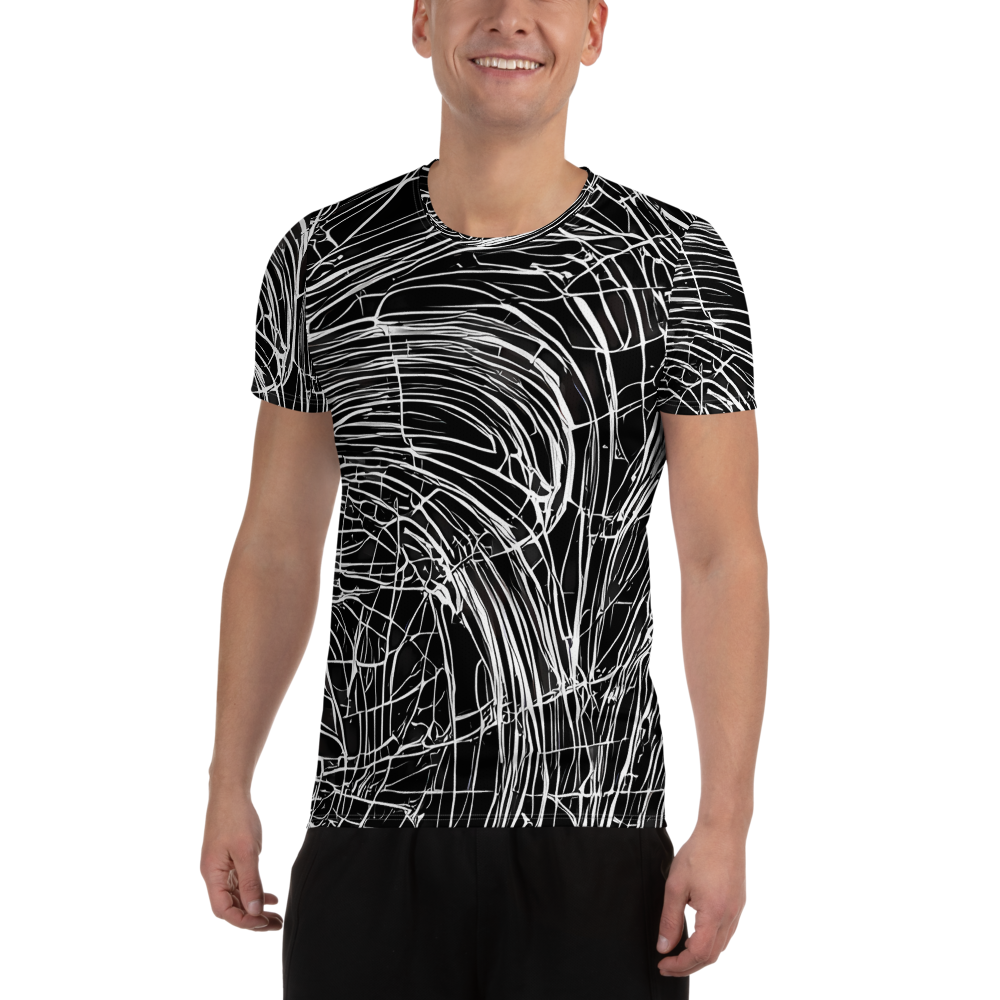 Men's Athletic T-Shirt - Biomech Spiral