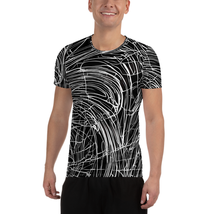 Men's Athletic T-Shirt - Biomech Spiral