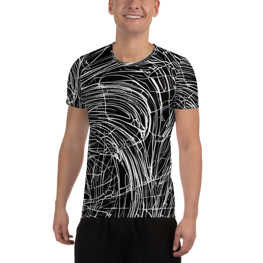 Men's Athletic T-Shirt - Biomech Spiral