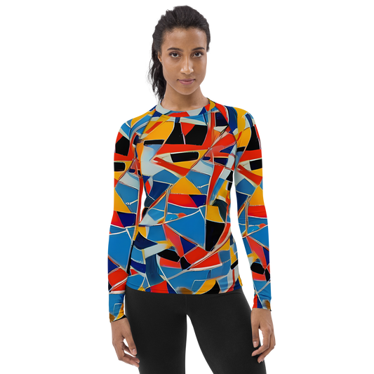 Women's Rash Guard - Abstract Mingle