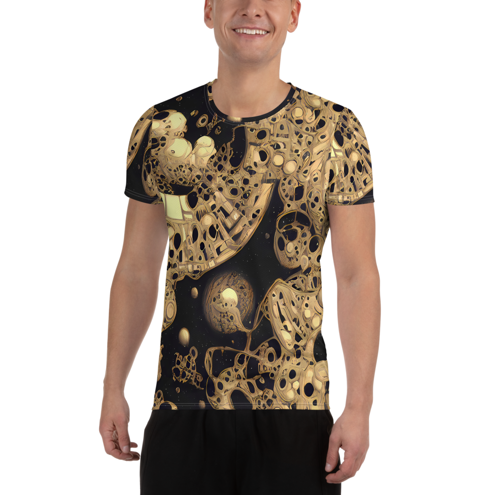 Men's Athletic T-Shirt - Baroque Orbit