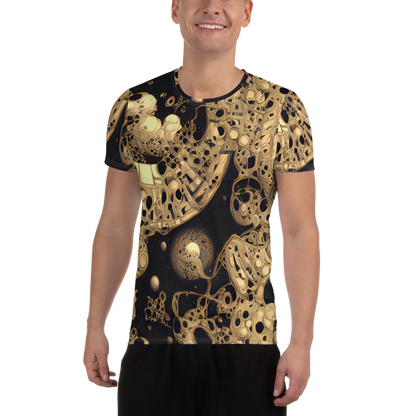 Men's Athletic T-Shirt - Baroque Orbit