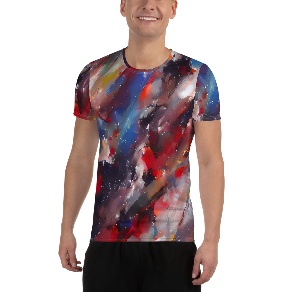 Men's Athletic T-Shirt - Passionate Brush