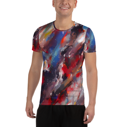 Men's Athletic T-Shirt - Passionate Brush