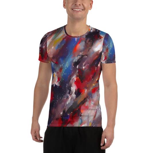 Men's Athletic T-Shirt - Passionate Brush