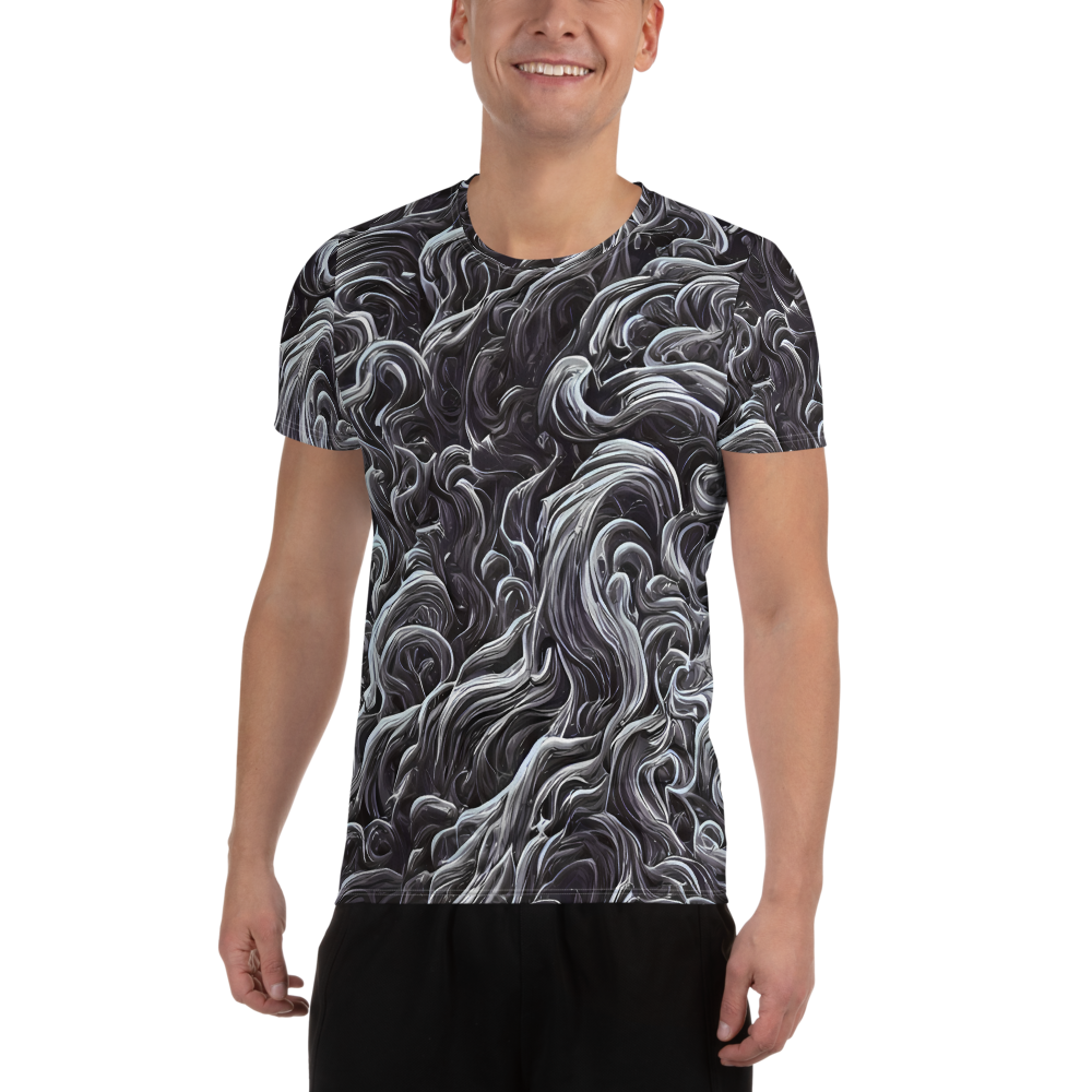 Men's Athletic T-Shirt - Savrasov Swirls