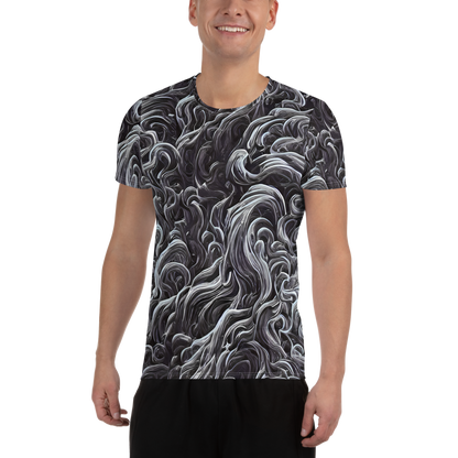 Men's Athletic T-Shirt - Savrasov Swirls