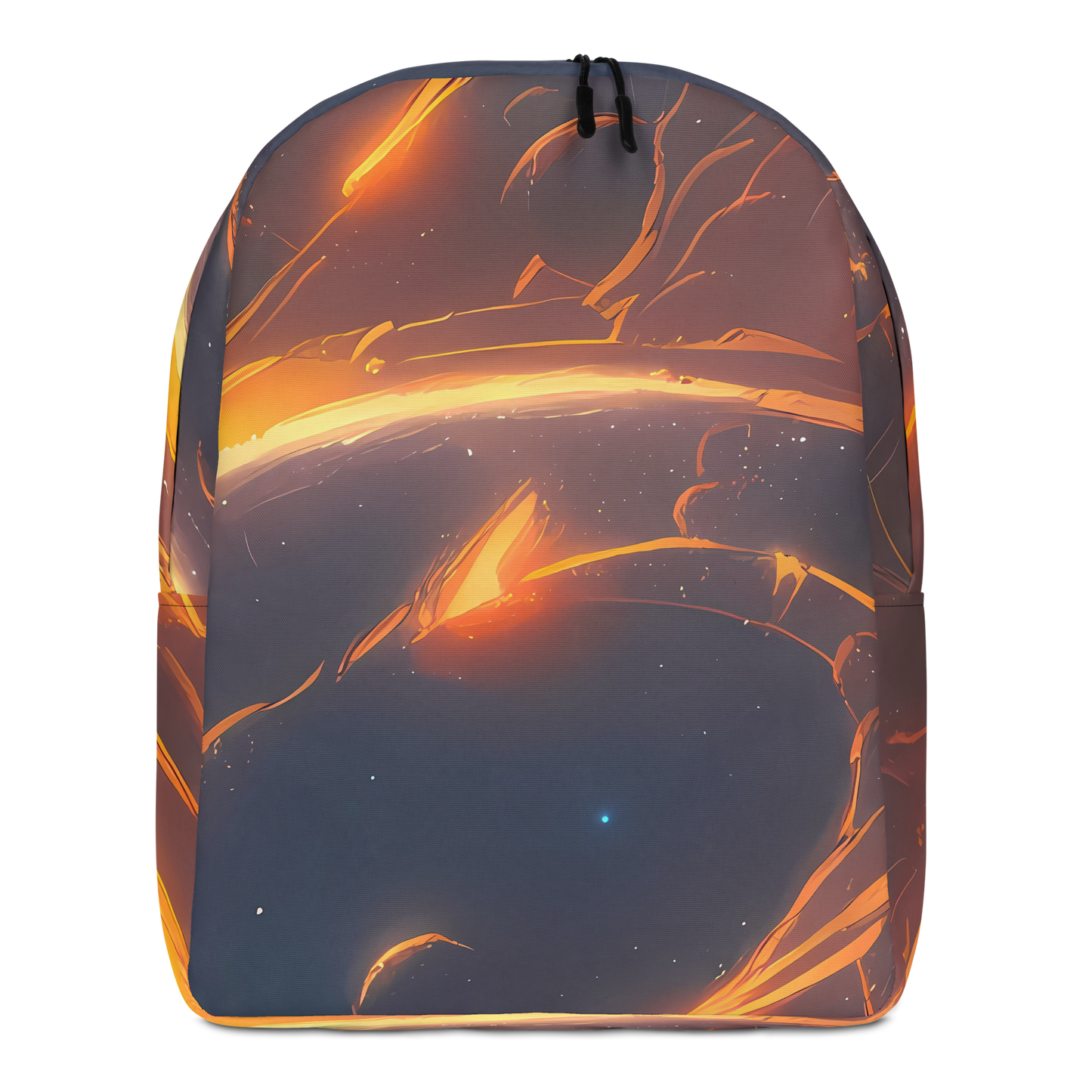 Minimalist Backpack - Inferno Spirals